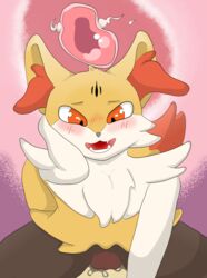 animal_genitalia animal_pussy blush braixen canid canine canine_pussy female first_person_view fox furry furry_only genitals impregnation malawrist mammal nintendo ovum pokémon_(species) pokemon pokemon_(species) pussy sperm_cell video_games