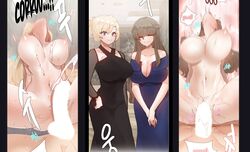 2koma ahe_gao edit iljinnyeo_tutoring instant_loss_2koma manhwa mother sex split_screen