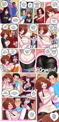 artist_self-insert ass_expansion bimbo bimbofication breast_expansion breast_smother breast_squish breasts comic english_text face_in_breasts female gender_transformation hair_growth huge_ass huge_breasts male mtf_transformation personality_change sweater text thetransformistress thick_thighs transformation transgender_pride_colors wholesome