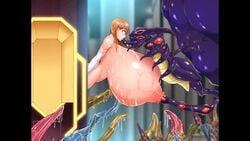 1girls animated breasts_bigger_than_head cum eight_world elbow_gloves female gigantic_breasts helpless huge_breasts huge_nipples hyper_breasts insects long_hair mp4 nipple_penetration no_sound oral restrained sweat tagme tentacles video