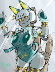 robo-fortune from skullgirls by bayonetto