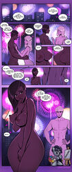 1boy 1girls ass_expansion blush breast_expansion dark-skinned_female dark-skinned_male dark_skin embarrassed embarrassed_nude_female female feminization ftm_transformation gender_transformation hair_growth kannelart light-skinned_female light-skinned_male light_skin male masculinization mtf_transformation role_reversal rule_63 transformation