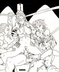 balrog black_and_white cammy_white capcom crimson_viper defeated female fighting_ring human interracial male radikal rose_(street_fighter) sakura_kasugano sex straight straight_hair street_fighter tagme