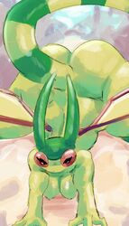 anthro ass ass_up breasts female flygon huge_ass kiseff nintendo pokémon_(species) pokemon pokemon_(species) thick_thighs video_games wide_hips