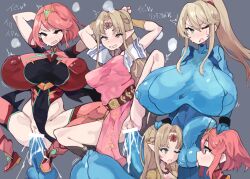 1futa 2girls a_link_between_worlds absurd_res ahe_gao arms_behind_head balls big_breasts big_penis black_gloves blonde_hair blush bodysuit bottomless breasts censored clenched_teeth clothed clothing crossover cum cum_in_pussy cum_inside curvy ejaculation erection erection_under_clothes female form_fitting futa_on_female futanari gloves group group_sex hands_behind_head hi_res highres huge_breasts human intersex kemomoz latex latex_bodysuit latex_breasts latex_futa latex_gloves latex_nipples latex_stockings latex_suit latex_thigh_highs latex_thighhighs licking licking_balls licking_testicles light-skinned_female light-skinned_futanari light_skin metroid mostly_clothed nintendo nipple_bulge pale_skin penis penis_under_clothes pleasure_face pointy_ears ponytail princess_zelda pussy pussy_juice pussy_juice_drip pyra red_hair saliva saliva_string samus_aran spread_legs standing super_smash_bros. super_smash_bros._ultimate sweat sweatdrop testicles the_legend_of_zelda threesome titty_pocket tongue_out uncensored vaginal_penetration xenoblade_(series) xenoblade_chronicles_2 zelda_(a_link_between_worlds) zero_suit zero_suit_samus