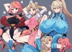 1futa 2girls a_link_between_worlds absurd_res ahe_gao arms_behind_head balls big_breasts big_penis black_gloves blonde_hair blush bodysuit bottomless breasts censored clothed clothing crossover curvy erection erection_under_clothes female form_fitting futa_on_female futanari gloves group group_sex hands_behind_head hi_res highres huge_breasts human intersex kemomoz latex latex_bodysuit latex_breasts latex_futa latex_gloves latex_nipples latex_stockings latex_suit latex_thigh_highs latex_thighhighs licking licking_balls licking_testicles light-skinned_female light-skinned_futanari light_skin metroid mostly_clothed nintendo nipple_bulge pale_skin penis penis_under_clothes pleasure_face pointy_ears ponytail princess_zelda pussy pussy_juice pussy_juice_drip pyra red_hair saliva saliva_string samus_aran spread_legs standing super_smash_bros. super_smash_bros._ultimate sweatdrop testicles the_legend_of_zelda threesome titty_pocket tongue tongue_out uncensored vaginal_penetration xenoblade_(series) xenoblade_chronicles_2 zelda_(a_link_between_worlds) zero_suit zero_suit_samus