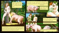 domestic_pig english_text female female/female hi_res male mammal matty sicco suid suina sus_(pig) text transformation