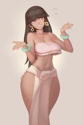 arms_spread brown_skin chel child_bearing_hips gaken_if latina native_american the_road_to_el_dorado thick_thighs wide_hips