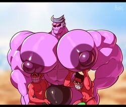 3boys abs bara beach biceps big_bulge big_muscles big_nipples big_pecs bobthetanuki bulge daddy_dearest demon extrasizedbob facial_hair friday_night_funkin gay henchmen_(friday_night_funkin) huge_muscles huge_nipples huge_pecs hyper hyper_bulge hyper_muscle hyper_muscles hyper_nipples hyper_pecs male male_only multiple_boys multiple_males muscle muscles muscular muscular_male nipples pecs purple_skin red_eyes speedo sunglasses thick_nipples