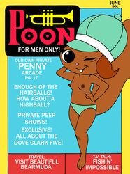 anthro blue_panties brown_fur brown_hair buckteeth english_text female furry hanna-barbera hat penny_squirrel secret_squirrel_show solo squirrel toonytease wink