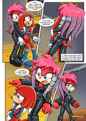 a_strange_affair comic comic_page femdom fingering_from_behind incest lien-da mother_and_son palcomix pointing punished rutan_the_echidna sonic_(series) sonic_the_hedgehog_(archie) sonic_the_hedgehog_(series)