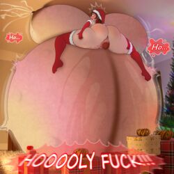 1girls anus ass ass_grab backpussy belly big_ass big_belly big_breasts big_nipples birth blue_eyes breasts captaincapitalism christmas crying crying_with_eyes_open cursing distended_pussy expansion female female_only fetal_movement huge_ass huge_belly huge_breasts huge_nipples hyper hyper_belly hyper_breasts hyper_pregnancy jenny_(captaincapitalism) lactation linea_nigra long_hair milk nipples on_stomach open_mouth open_smile original original_character partially_clothed pregnant pussy pussy_juice red_hair santa_hat spread_legs spread_pussy stockings stretch_marks