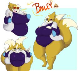 anthro bailey_(dewwydartz) big_breasts collage dewwydarts dewwydartz female floatzel furry game_freak nintendo overweight overweight_female pokemon tagme