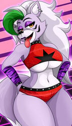 1girls animal_humanoid animatronic anthro ass athletic athletic_female big_ass big_breasts boobs bracelet breasts busty butt canid canine canis chest cleavage collar curvaceous curvy curvy_figure digital_drawing_(artwork) digital_media_(artwork) ear ear_piercing ear_ring earrings ears eyebrows eyelashes eyes eyeshadow face_markings female female_anthro female_focus fit fit_female five_nights_at_freddy's five_nights_at_freddy's:_security_breach fur furry furry_ass furry_breasts furry_ears furry_tail gloves green_hair grey_fur hair hips hourglass_figure huge_ass huge_breasts humanoid jewelry large_ass large_breasts legs light-skinned_female light_skin lips long_hair mammal mature mature_female midriff multicolored_hair piano piercing purple_body purple_fur rockstar roxanne_wolf_(fnaf) scottgames sharp_teeth slim_waist sonson-sensei steel_wool_studios stomach tail teeth thick thick_legs thick_thighs thighs tits tongue underboob upper_body voluptuous waist white_hair wide_hips wolf wolf_ears wolf_girl wolf_humanoid wolf_tail yellow_eyes