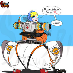 apex_legends ass_expansion back_view backpussy belt big_hips big_thighs blush blush_lines bottom_heavy bubble_ass bubble_butt bursting_butt bursting_clothes cameltoe dat_ass gigantic_ass gigantic_butt growth looking_at_another outgrowing_clothes pussy pussy_peek pussy_visible_through_clothes simple_background stretched_clothing swasbi_(artist) thick thick_ass thick_hips thick_legs thick_thighs tight_clothes tight_clothing tight_pants tights viewed_from_behind wattson_(apex_legends)