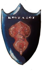 anthro feral hi_res icon knot knotalot logo male shield signature solo watermark