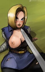 android 18 from dragon ball by dukraz
