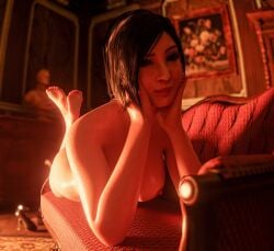 3d ada_wong artist_request asian asian_female black_hair busty female female_focus female_only hourglass_figure nude nude_female nudity resident_evil tagme wide_hips