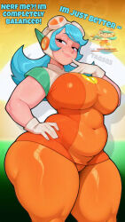 ai_generated brawl_stars chubby solo wendy_(brawl_stars)