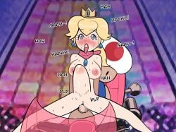 hasselnut mario_(series) nintendo princess_peach toad_(mario) wolfgang_bang