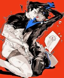 cuntboy dc dc_comics dick_grayson gay gay_sex jason_todd nightwing red_hood_(dc)