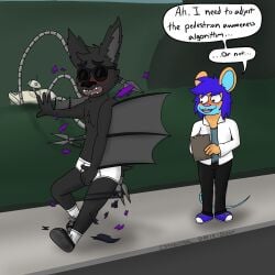 1boy 1girls anthro blush cj-the-otter female furry male senftember senftember_(2025) tagme torn_clothes underwear
