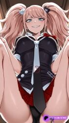 ai_generated danganronpa enoshima_junko femdom getnise open_legs panties pov sadistic waifu
