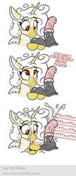 absurd_res alicorn animal_genitalia animal_penis ball_crushing ballbusting ballbusting_orgasm balls bodily_fluids castrated castration cbt cocaine_(artist) cock_and_ball_torture comic crushed_testicles cum cum_on_face cumming_from_ballbusting cumshot dialogue duo equid equine equine_penis expressionless female feral genital_fluids genital_torture genitals hasbro hi_res hooves horn horsecock male male/female mammal meme my_little_pony penis popped_balls princess_coke prostitution screaming squeezing_the_cum_out wings zebra