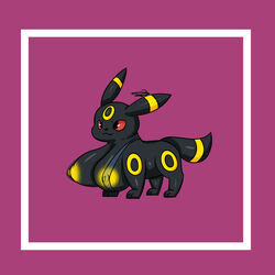 big_breasts breasts busty_feral chubby female ineffective_clothing nintendo pokémon_(species) pokemon pokemon_(species) raven30_(artist) umbreon