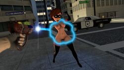 16:9 3d disappearing_clothes disembodied_hand disney elastigirl helen_parr milf nipples pale_skin pixar public_nudity pussy raygun sfm smitty34 smooth_skin source_filmmaker stripped superheroine the_incredibles unseen_male_face