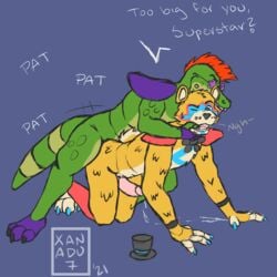 anthro boner crocodilian duo erection five_nights_at_freddy's five_nights_at_freddy's:_security_breach glamrock_freddy glamrock_freddy_(fnaf) hi_res male male/male male_only mammal montgomery_gator montgomery_gator_(fnaf) nude reptile scalie scottgames ursid video_games xanadu7