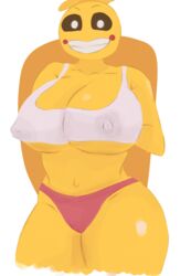 1girls 2d ass bbw belly_button belly_expansion belly_out big_ass big_breasts big_butt blonde_hair boob_window breasts chubby chubby_female fannart female female_focus female_only five_nights_at_freddy's five_nights_at_freddy's_2 furry furry_breasts furry_only heart huge_ass huge_breasts looking_at_viewer minishorts nipples shorts simple_background smiling smiling_at_viewer sole_female soles solo standing stomach thick_thighs thigh_highs thighhighs thighs toy_chica_(fnaf) white_background white_pupils wide_hips yellow_background yellow_feathers