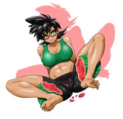 awesomeerix glasses thick_thighs watermelon watermelon_crushing