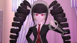 1girls 3d animated black_hair celestia_ludenberg danganronpa danganronpa_1 fellatio_gesture handjob_gesture jerk_off_instructions joi long_hair mp4 neinsfw no_sound red_eyes ringlets straight_hair teasing twintails video