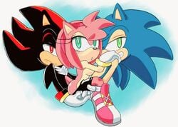 amy_rose cloudz furry pink_hair shadow_the_hedgehog sonic_(series) sonic_the_hedgehog