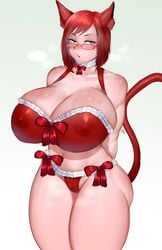 miqo'te from christmas by milileonaorochi