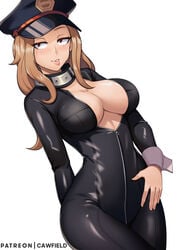 ass big_ass big_breasts big_butt bimbo biting_lip blonde_hair bodysuit breasts brown_eyes camie_utsushimi cawfield cleavage dat_ass hero_outfit_(mha) lip_biting looking_at_viewer my_hero_academia naughty_face revealing_clothes seductive seductive_look seductive_mouth seductive_smile shiketsu_high_school_cap smile smiling smiling_at_viewer smirk smirking smirking_at_viewer tagme thick_thighs wrist_cuffs