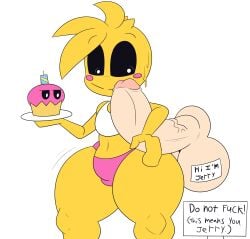 1girls five_nights_at_freddy's five_nights_at_freddy's_2 toy_chica_(eroticphobia) toy_chica_(fnaf) yummercummer