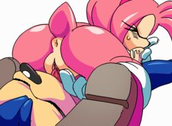 1boy 1boy1girl 1girls 69 amy_rose anthro anus cunnilingus facesitting fellatio female male mutual_oral oral pink_hair sonic_(series) sonic_the_hedgehog sonic_the_hedgehog_(series) straight