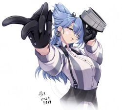 breast character_request kantai_collection looking_at_viewer tk8d32 tongue_out