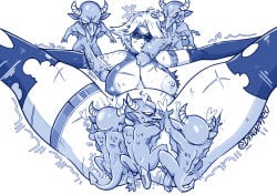 1girl 1girls 5boys 5boys1girl 5males areolae artist_name big_breasts breast_out breasts demon domino_mask drawmeu dubious_consent elastria_(tagara51) elbow_gloves gangbang grabbing_hair hair_grab heroine_in_trouble horn horned_humanoid horned_male imp mask masked_female monochrome monster monster/human monster_on_female monsters multiple_demons multiple_males multiple_monsters nipples oc original original_character penetration penis rachel_tempest scratch_marks scratches short_hair size_difference stomach_bulge stomach_deformation superhero superhero_costume superheroine superheroine_costume superheroine_in_trouble thick_thighs thigh_highs thighhighs torn_clothes torn_clothing veiny_penis white_background winged_humanoid wings