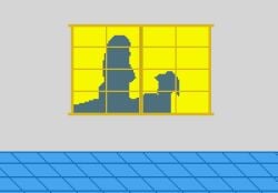 1boy 1girls 2d 2d_animation animated big_breasts bouncing_breasts breasts cowgirl_position girl_on_top implied_sex jermaneels loop looping_animation old_erotic_story one_(jermaneels) penis pixel_animation pixel_art sex silhouette silhouette_sex straddling thighs vaginal_penetration window
