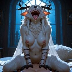ai_generated anthro anthro_female anthroguy anthropomorphic antlers beast_(bloodborne) beautiful big_breasts blindfold bloodborne breasts canid canine canis cowgirl_position curvy curvy_female curvy_figure dominant_female drooling female female_anthro female_focus female_on_top fluffy_tail fromsoftware fucked_senseless fucked_silly fucking fucking_good_and_hard fur furry furry_female gaping_mouth high_resolution highres horny horny_female in_heat large_breasts looking_at_viewer moaning monster monster_girl mp4 naked naked_female nipples nude nude_female pov_male riding riding_cock riding_dick riding_penis screaming_in_pleasure screaming_orgasm seductive seductive_look seductive_pose sex sexy sexy_body sexy_female sexy_pose tits_out tounge_out vicar_amelia video voluptuous voluptuous_body voluptuous_female webm were werecanid werecanine werecreature werewolf werewolf_girl white_body white_fur white_hair wide_hips wolf wolf_girl