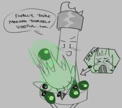 battle_for_dream_island battle_for_dream_island_again bfb bfdi bfdia blowjob forced_oral grassy_(bfdi) object_shows pencil_(bfdi) tentacle_penis the_power_of_two tpot using_powers