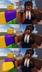 host_(roblox) news_lady_(roblox) now_playing_on_roblox roblox roblox_game robloxian whorblox_adventure