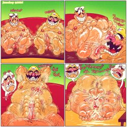 2boys anal anal_sex anus arm_hair armpit_hair armpits arms_behind_head ass ass_hair balls belly black_hair bodily_fluids body_hair brown_hair chest chest_hair couch crossover cum cum_in_anus doggy_style duo ejaculation erection facial_hair fat fat_belly fat_male feet foot_fetish footjob gay gay_sex genitals hat human human_on_human human_only indoors jusosleep leg_hair licking_feet light-skinned_male light_skin looking_at_another male male/male male_nipples male_only mammal mario_(series) mature mature_male moobs musk musk_clouds mustache nintendo nipples nude nude_male obese obese_male open_mouth overweight overweight_male penis penis_in_anus peppino_spaghetti pizza_tower pubic_hair sex short_hair smiling smiling_at_another sweat sweating testicles thick_ass tongue tongue_out wario yaoi yellow_hat