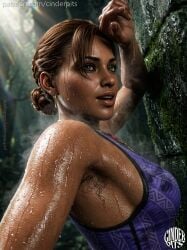 1girls 3d 3d_(artwork) 3d_model 3d_render armpit armpit_crease armpit_fetish armpit_peek armpits arms_up artist:cinderpits bikini breasts cinderpits dark-skinned_female dark_skin detailed detailed_background female forest hairy hairy_armpits musk musk_clouds pheromones realistic realistic_textures resident_evil resident_evil_2 resident_evil_4 resident_evil_5 resident_evil_8:_village resident_evil_9:_requiem self_upload sheva_alomar smelly smelly_armpits smug smug_face solo solo_female solo_focus sweat sweatdrop sweating sweaty sweaty_armpits sweaty_body sweaty_breasts tight_clothing tight_fit wet wet_body wet_clothes wet_skin