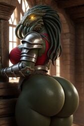 1female 1girls 1monster ai_generated arm_armor armor armored_female armour armwear ass ass_cheeks ass_focus back back_view big_ass big_ass_cheeks big_breast big_bubble_butt big_butt big_butt_cheeks big_buttocks bottom_heavy bottomless bottomless_female breasts bubble_butt butt_cheeks butt_crack butt_focus buttocks civitai claws clothed_female clothing colored_skin couter cowboy_shot cthulhu cthulhu_mythos curvaceous curvy curvy_female curvy_figure dangerous dark-skinned_female dark_green_skin dark_hair dark_skin dat_ass day dumptruck_ass dumptruck_butt exposed_ass exposed_butt fantasy fat_ass fat_butt female female_focus female_monster female_nudity female_only fireandflame from_behind glowing_eyes green_body green_skin h.p._lovecraft half-dressed half_clothed half_naked half_naked_female half_nude half_nude_female huge_ass huge_butt humanoid humanoid_monster indoors long_hair long_hair_female looking_at_viewer medieval medieval_armor medieval_armour monster monster_girl naked naked_female nightmare_waifu nude nude_female nudity partially_clothed pauldrons presenting presenting_ass presenting_hindquarters realistic rear_view rerebrace round_ass round_butt self_upload shiny shiny_skin shoulder_armor side_view slim_waist solo solo_female standing tentacle tentacle_face thick_ass thick_butt thick_legs thick_thighs thighs thin_waist topwear uncensored voluptuous voluptuous_female wide_hips