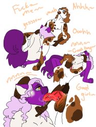 animal_genitalia animal_penis anthro balinese_cat balls bird_dog bodily_fluids breasts canid canine canine_genitalia canine_penis canis clitoral_sucking clitoris cocker_spaniel domestic_cat domestic_dog duo felid feline felis fellatio female genitals good_boy hand_on_breast hand_on_head hand_on_throat heart_eyes heart_symbol hi_res hunting_dog knot knotted_penis looking_pleasured male male/female mammal melanie_smores melaniesmores nipples oral oral_only oral_penetration pawpads paws penetration penile penis pussy saliva saliva_on_penis saliva_string sammi_spaniel sex simple_background spaniel tears text white_background
