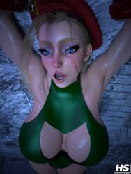 1girls 3d ass big_ass big_breasts blonde_hair blue_eyes boots cammy_white capcom hagiwara_studio leotard solo street_fighter street_fighter_6 tagme thick_thighs tight_clothing tight_fit